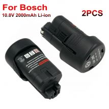 2PCS 10,8 V 12V 2000mAh Li-Ion Power Werkzeuge Akku für Bosch BAT411 BAT412 BAT412A BAT413 BAT413A GSR 10,8