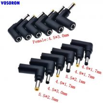 Dc Power Adapter Anschluss 4,5x3,0mm Buchse auf 5,5x2,5 4,0x1,7 4,8x1,7mm männlich Jack Stecker Konverter für Asus Hp Lenovo Laptop