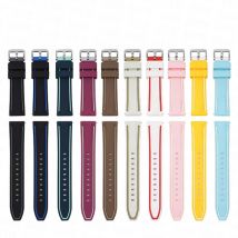 20 mm farbiges Silikonarmband für OmegaXSwatch MoonSwatch, weiches, wasserdichtes Schnellverschluss-Uhrenarmband-Zubehör