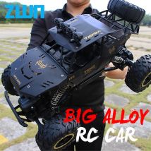 ZWN 1:12 / 1:16 4WD Samochód zdalnie sterowany ze światłami LED 2.4G Radio RC Samochody terenowe 4x4 Sterowanie ciężarowe Zabawki Prezenty dla dzieci