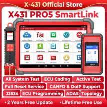 X-431 PRO5 SmartLink LANCIO J2534 Programmazione Strumento diagnostico per auto Scanner automobilistico Diagnosi automatica Scansione 2 anni Aggiornamento gratuito