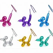 20/50/100pcs Toy Gold Magical Strip Balloon Long Pearl Metal Latex Balloons Thick Metallic Balloon Birthday Party Decoration