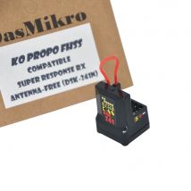 Dasmikro DSK-241N KO PROPO FHSS Compatible Receiver ANTENNA-FREE For KO PROPO EX-RR EX-2 EX-1 FHSS