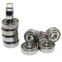 10pcs MOCHU 608-9ZZ 8x22x7x9 Bore Protruding Heightening the inner ring bearing