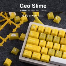 Hififox x Domikey Geo Slime Cherry Profile ABS Doubleshots Tastenkappen-Set für Tastatur BM60 CSTC75 BM65 BM68 XD60  Uch Lorenzo