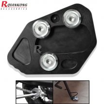 Motocykl stojak Side podpórka wsparcie powiększ płytkę stóp klocki dla BMW F800R F 800 R f800r 2009 2010 2011 2012 2013 2014 2015