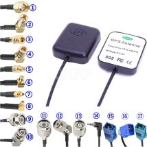 Antena GPS para coche, receptor GPS, antena GPS para DVD para coche con conector SMA SMB MCX MMCX BNC TNC Fakra de 3,5mm para MFD2 RNS2 o otros