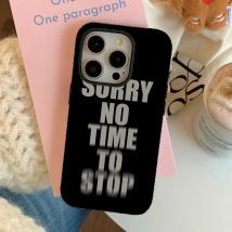 Ins Cannot Stop The Art of Blurring Kreative trendige Handyhülle für iPhone 16 15 14 13 12 11 Pro XS Max 7 8 Plus SE 2020 Cover