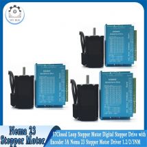 1/2/3/4 Kit Nema23 Closed Loop Stepper Motor 1.2/2/3 Nm Servo Drive Shaft 8mm 2 Phase Stepper Motor 3M Cable for CNC Router
