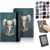 Universelle Schutzhülle mit Handschlaufe, bedruckt, für Kindle/Sony/Digma/DEXP/Onyx Boox/BQ/Kobo/PocketBook, 15,2 cm EBook EReader, niedliche Hülle