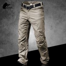 High Quality Men's Tactical Pants Arisoft Waterproof Multiple Pockets Cargo Pant Men Clothing Tooling Trousers A2F311