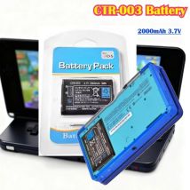 CTR-003 Battery 2000mAh 3.7V Rechargeable Lithium-ion Battery + Repair Tool Kit Pack for Nintendo 3DS with Screwdriver