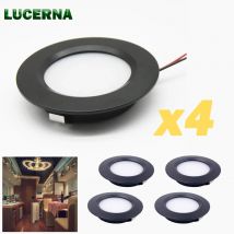 RV Interior Camper Reading Roof Lights 12V Recessed LED Ceiling Lights Panel Motorhome RV Ceiling Lamps Caravan Boat Downlights