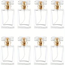 8pcs 30ml Glass Perfume Bottles Empty Refillable Clear Travel Perfume Spray Atomizer Bottle Perfume Bottle Atomizer Container