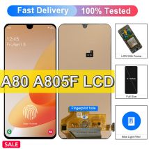 6,7 "OLED Für Samsung Galaxy A80 LCD Display Touchscreen A80 A805F A8050 A805X A805N LCD Display Ersatz teile