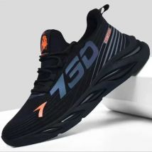 Scarpe da uomo nuova estate rete traspirante superficie marea marca sport tempo libero corsa rete leggera scarpe moda boom rosso