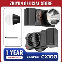ZHIYUN oficial CINEPEER CX100 100W luz de vídeo de bolsillo luz Led COB de mano luz de relleno de fotografía iluminación de fotografía