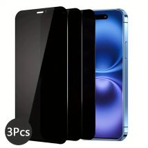 3 Stück Sichtschutz-Displayschutz aus gehärtetem Glas für iPhone 17 16 15 14 13 12 11 Pro Max 17Air 16e 15 14 Plus X XR XS Max Glas