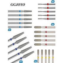 5 Pcs Cuticle Bit for Nail Drill, Barrel Cuticle Nail Drill Bit 3/32” Cuticle Drill Bits Professional Drill Bits Nail