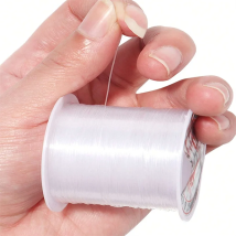 1pc 0,2-0,8mm Transparent Perlen Schnur Nicht-Elastische Kristall String Für Schmuck Machen DIY Angelschnur armband Halskette Handwerk