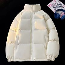 Männer Verdicken Winter Jacke Mäntel Casual Warme Parkas Einfarbig Grundlegende Stil Koreanische Harajuku Heißer Verkauf Outwear Männliche Kleidung