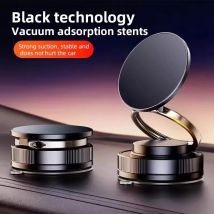 360 °   Supporto magnetico girevole per telefono per auto: ventosa sottovuoto super resistente, supporto magnetico, supporto universale per telefono per tutti gli smartphone