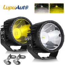 4 Zoll runde LED-Arbeitslicht-Scheinwerfer, 4 x 4 Offroad, superhelle weiße Nebelscheinwerfer für Auto, Motorrad, ATV, Boot, Fahrlicht