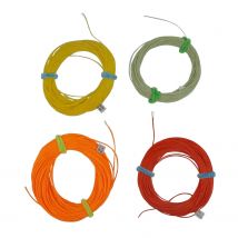 Aventik Running Line Level Line Schießschnur Fliegenfischschnur 100 Fuß mit Frontschlaufe 15LB/20LB/30LB schwimmend/sinkend