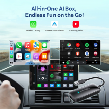Ottocast Play2Video Ultra Ai Box Wireless CarPlay Android Auto Adapter Built in Youtube Netflix IPTV for Car with Wired Carplay