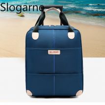 Frauen Trolley Reisetasche Universal Gepäck Tasche mit Rädern Damen Wasserdichte Handtasche Rolling Trolly Koffer Oxford Business Tasche