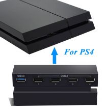 5-Port-USB-Hub für ps4, USB 3.0 Hochgeschwindigkeitsadapter-Erweiterungs-Hub-Anschluss für ps4-Spielekonsole (nicht für ps4 slim/pro)