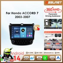 6115 Carplay Android 14 Autoradio Per Honda ACCORD 7 2003-2007 Autoradio Lettore Multimediale GPS 360 Schermo Della Fotocamera di Snapdragon