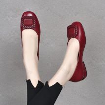 Weiches Leder, Kuhsehne, weiche Sohle, Frühling und Herbst, Damen-Lederschuhe, festliche Damen-Sommer-Hochzeitsbankett-Mutterschuhe