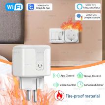 CozyLife WLAN-Stecker, 16 A, intelligente Steckdose, EU mit Timer, Gruppensteuerungsfunktion, App-Fernbedienung, Steckdose, funktioniert mit Alexa Google Home