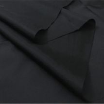 Black Lining Fabric, Thin Polyester Solid Color Black Cloth, Taffeta Lining Fabric By the Meter, Suitable for Bag or Clothing