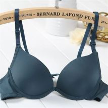Moda Małe piersi Uroczy biustonosz Push Up Biustonosz Minimizer Głęboki biustonosz V Biustonosz T Shirt dla kobiet Pushup Biustonosz dla nastolatki