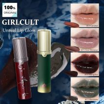 Girlcult Unreal Lip Gloss - 4 Tonalità, Texture Lucida Iridescente, Idratante Non Appiccicoso, Adatto per Labbra Sfumate, Trucco di Lusso