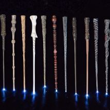 36cm Cosplay Show Harri Potter Magic Wand gamma completa di oggetti di scena magici Glow Magic Wand