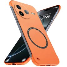 Magnetic Slim for POCO F7 Pro Ultra F7Pro Frameless Cases Lightweight Matte Anti-Scratch Hard Covers Borderless Shockproof Armor