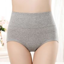 Frauen Höschen Bauch Gestaltung Slip Baumwolle Unterhose Plus Größe Hohe Taille Unterwäsche Damen Einfarbig Sexy Wäsche Weiche