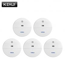 KERUI 5/10 stücke 433 MHZ Wireless Home Feuer Rauch Sensor Detektor Sicherheit Arbeit Mit GSM Wifi Alarm System