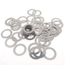 10/50pcs M2 M3 M4 M5 M6 M7 M8M9 M10 M12 M13 to M40 304 Stainless Steel Ultra Thin Flat Washer Ultrathin Shim 0.1/0.2/0.3/0.5/1mm