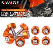 Rahmenverkleidungsschrauben für 990 ADVENTURE/S/R ADV Motorradkragen Kotflügel vorne Kettenschutz Motorchassisabdeckung Unterlegscheibe Schrauben M6