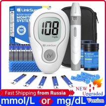 Blood Glucose Meter G-425-3 Diabetes Testing Kit Diabetes Machine Blood Sugar Meter Glucometer Test Strips Lancet 5S Get Results