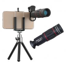 APEXEL 18X25 Monokulare Zoom Tele Handy Objektiv Mit Stativ Für Camping Tourismus Tragbare Spektiv Mini Teleskop