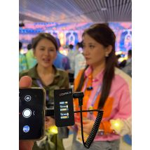 COMICA Vimo C 2.4G Wireless Lavalier Microphone with Charging Case,Lapel Mic for Camera Smartphone Podcast Interview Vlog