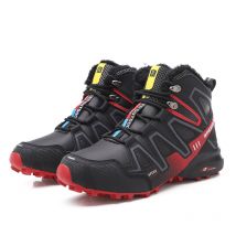 Scarponi da neve da uomo, scarponi da trekking all'aperto caldi e antiscivolo, scarpe da passeggio leggere in inverno