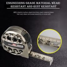 Premium-Stahlband maß für die Holz bearbeitung 3m/5m/7,5 m hochpräzises metrisches Lineal Rostschutz mit hoher Präzision