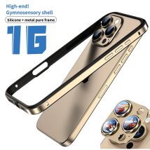 Wüste Titan Kamera Objektiv Schutz Stoßstange Abdeckung Fall Für iPhone 16 Pro Max 15 Plus 14 13 Mini 12 11 SE 2022 2020 8 Schutz