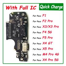 Tested USB charging board Dock Connector Microphone Board Flex Cable For Xiaomi Poco F1 F2 Pro F3 F4 M3 X3 X4 M4 Pro 4G 5G NFC